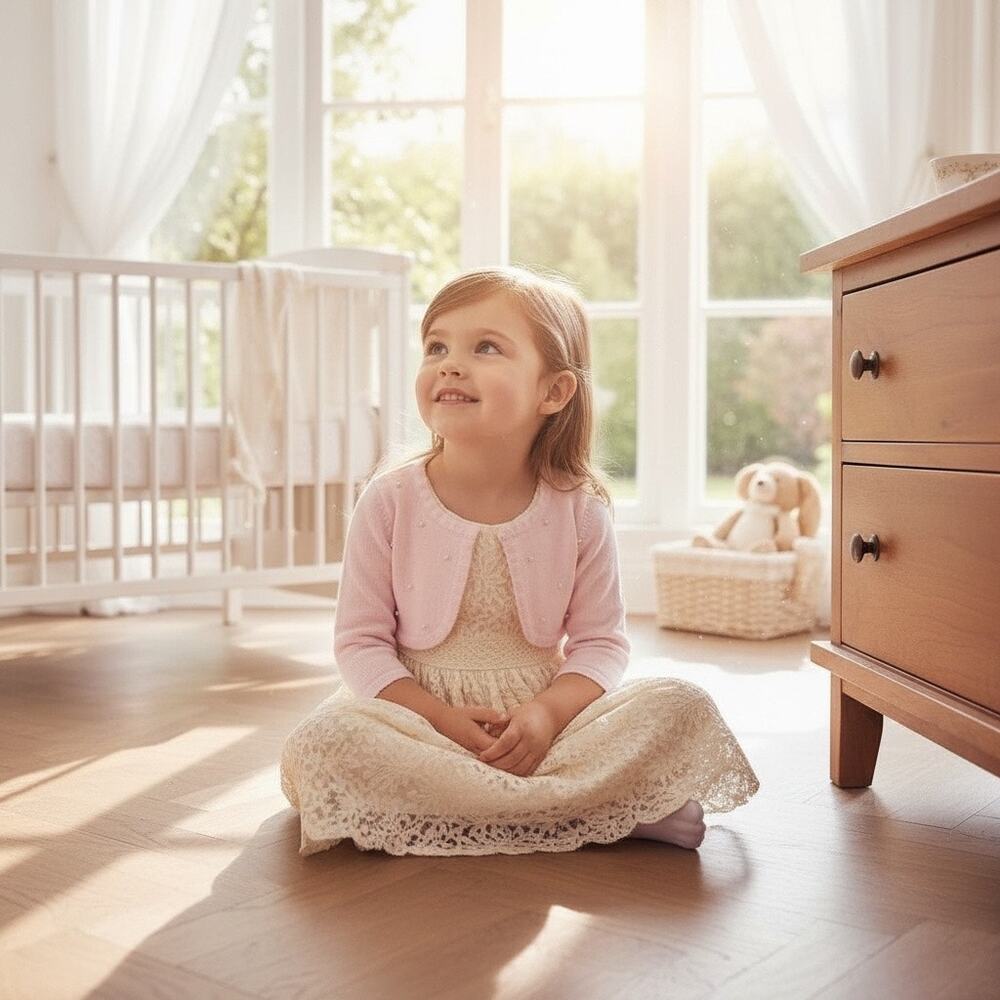 Princess Faith baby girls' 12 months knit bolero/shrug pink open front sweater